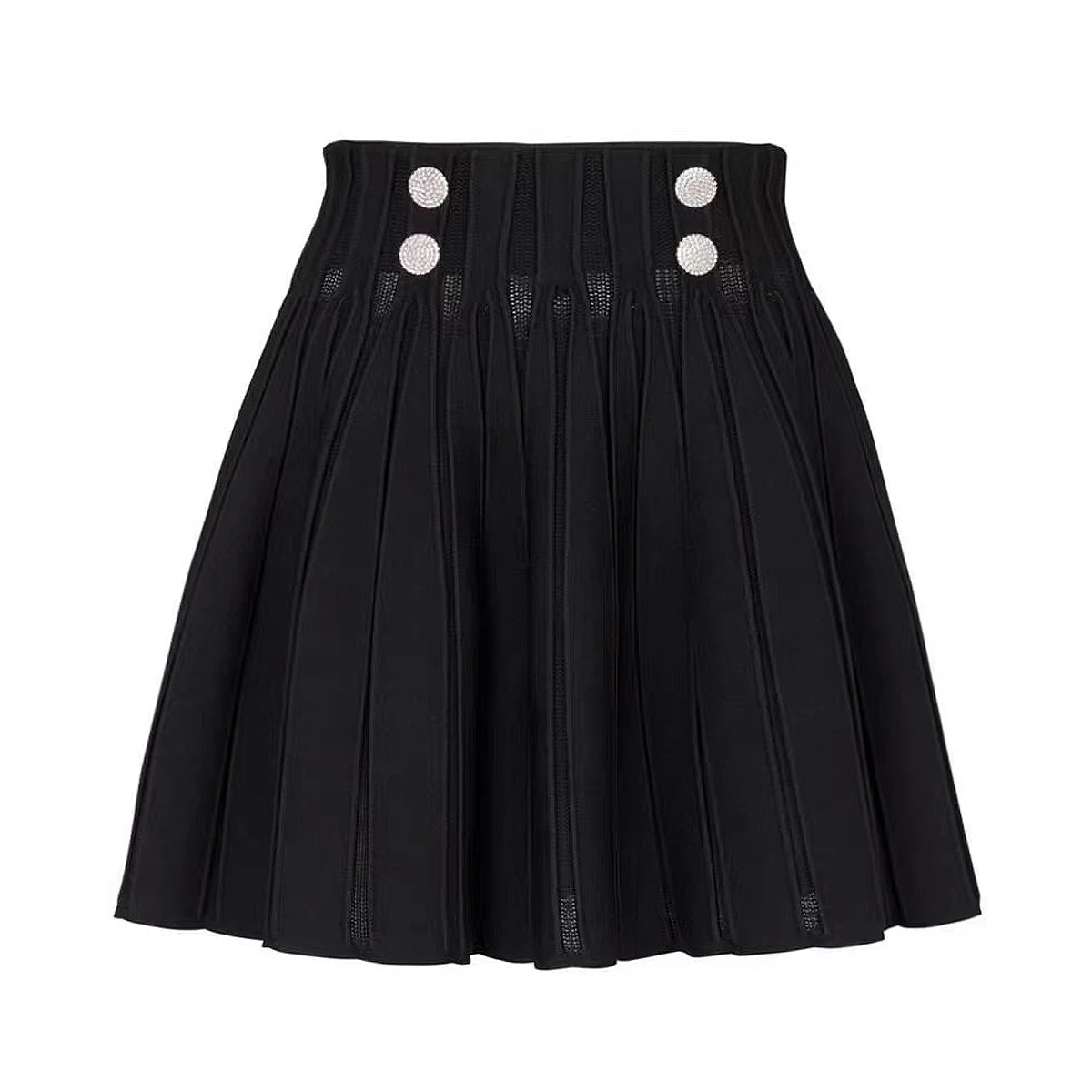 Summer New Product Temperament Commuting Slimming Short Style Fashionable High Waist Temperament Commuting Knitted A-Line Skirt
Summer New Product Temperament Commuting Slimming Short Style Fashionable High Waist Temperament Commuting Knitted A-Line Skirt