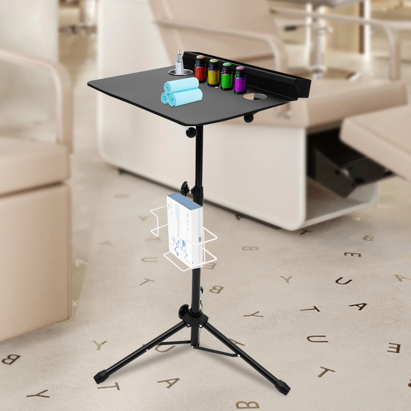 Adjustable Tattoo Table, Tattoo Workbench Stand, 50x41cm Black Steel Workstation, with Storage Shelf Tissue Holder Cup Holder, Height Adjustable 71.5-112cm, for Tattoo Artist Studio Beauty Salon Medical Shop, Heavy Duty
Adjustable Tattoo Table, Tattoo Workbench Stand, 50x41cm Black Steel Workstation, with Storage Shelf Tissue Holder Cup Holder, Height Adjustable 71.5-112cm, for Tattoo Artist Studio Beauty Salon Medical Shop, Heavy Duty