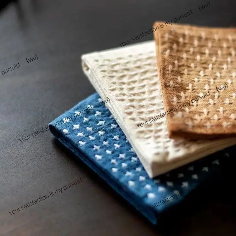 Японское сшитое вручную хлопковое и льняное тройное чайное полотенце, старая ткань ручной работы, подставка для дзен, салфетка для церемонии чая
Японское сшитое вручную хлопковое и льняное тройное чайное полотенце, старая ткань ручной работы, подставка для дзен, салфетка для церемонии чая