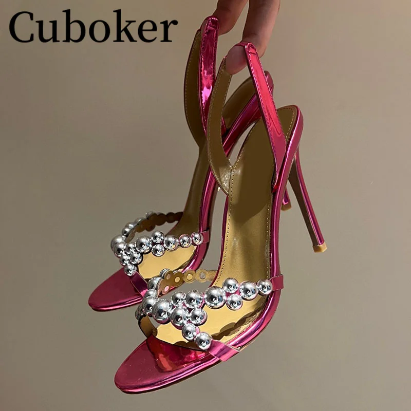 Luxury Hot Sell Summer Thin Band High Heels Ball Shaped Decor Women Sandals Brand Pumps Female Summer Fashion Week Dress Shoes
Luxury Hot Sell Summer Thin Band High Heels Ball Shaped Decor Women Sandals Brand Pumps Female Summer Fashion Week Dress Shoes