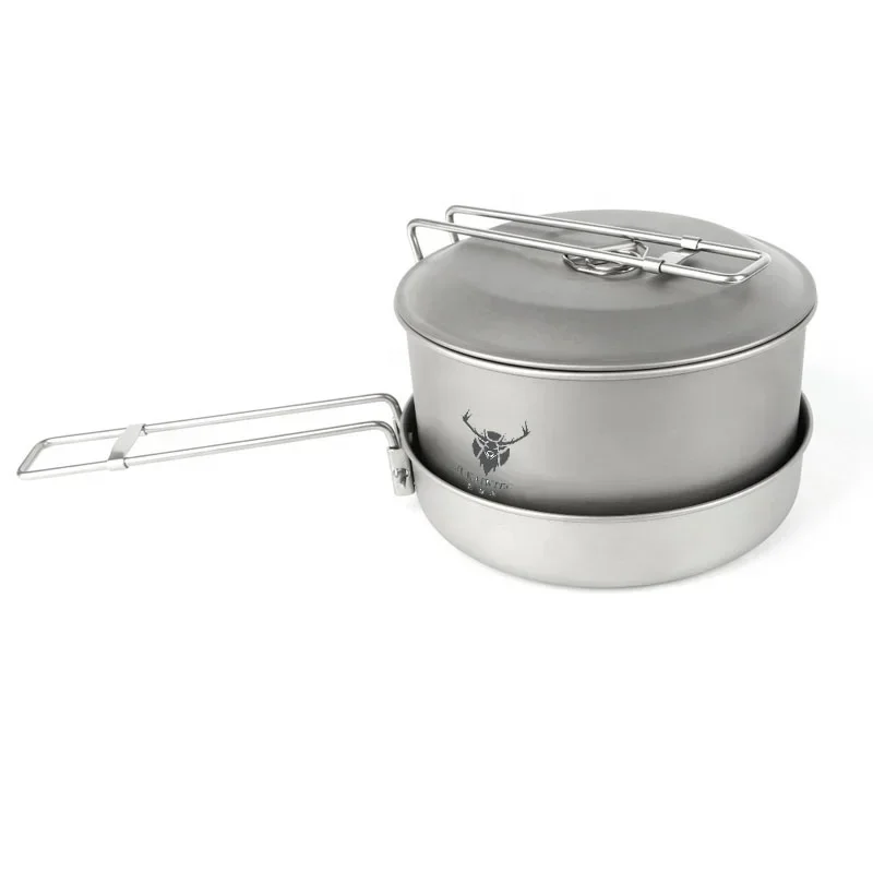 Best Seller Titanium Camping Cooking Pots And Pans Cookware Set For Outdoor 1650ml 650ml
Best Seller Titanium Camping Cooking Pots And Pans Cookware Set For Outdoor 1650ml 650ml