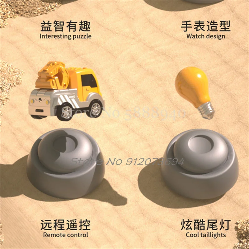 MINI Puzzle Remote Control Car 2.4G Pocket Racer Drift Alloy Body Rechargeable Wrist Cool Taillights RC Car Bulldozer Kids Toy
MINI Puzzle Remote Control Car 2.4G Pocket Racer Drift Alloy Body Rechargeable Wrist Cool Taillights RC Car Bulldozer Kids Toy