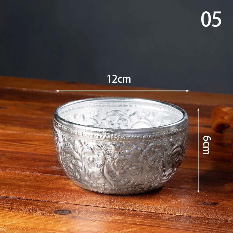 Thailand Imported Tin Dai Silver Stainless Steel Thai Restaurant Hotel Clubhouse Tableware Paoluda Dessert Bowl New
Thailand Imported Tin Dai Silver Stainless Steel Thai Restaurant Hotel Clubhouse Tableware Paoluda Dessert Bowl New
