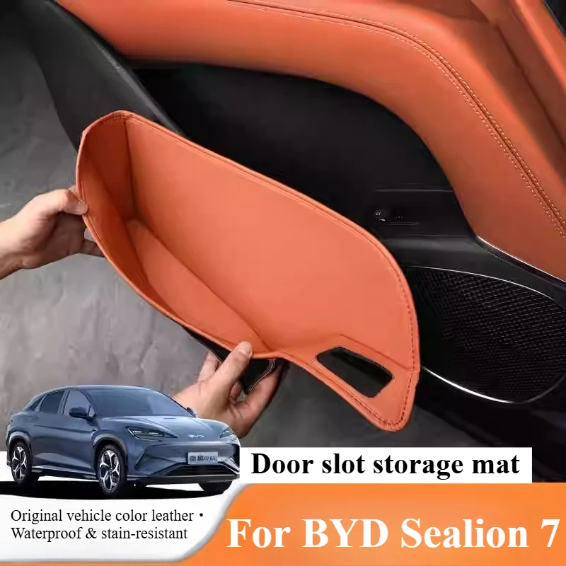 For BYD Sealion 7 Door Slot Storage Mat 4-Pack Original Color Leather Waterproof Stain-Resistant Storage Box
For BYD Sealion 7 Door Slot Storage Mat 4-Pack Original Color Leather Waterproof Stain-Resistant Storage Box