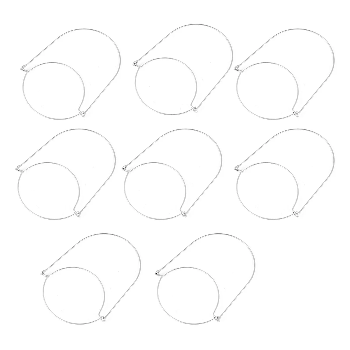 8 Pcs Jar Lid Hangers Bucket Wire Handle Hanging Handles Hook up Wide Mouth Glass
8 Pcs Jar Lid Hangers Bucket Wire Handle Hanging Handles Hook up Wide Mouth Glass