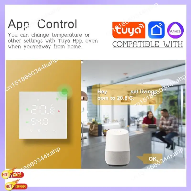 CLCU Tuya Wi-Fi умный термостат умный водяной пол контроллер температуры переключатель для Google Home Alexa Alice B
CLCU Tuya Wi-Fi умный термостат умный водяной пол контроллер температуры переключатель для Google Home Alexa Alice B