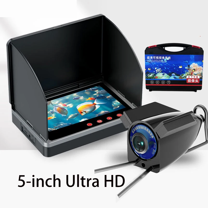 5 Inch Touch Waterproof Fish Finder Underwater Fishing Camera 15/20/30/50m Cable for Ice Freshwater Saltwater Deep Sea Fishing
5 Inch Touch Waterproof Fish Finder Underwater Fishing Camera 15/20/30/50m Cable for Ice Freshwater Saltwater Deep Sea Fishing