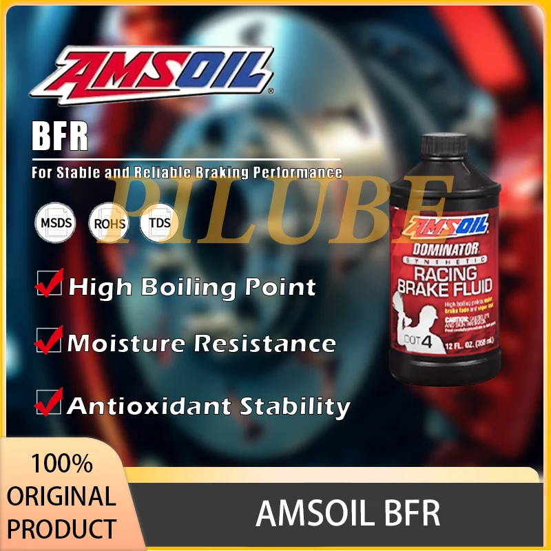AMSOIL BFR High Performance Brake Fluid Provides Reliable Braking Power and Long Lasting Safety Original Product
AMSOIL BFR High Performance Brake Fluid Provides Reliable Braking Power and Long Lasting Safety Original Product