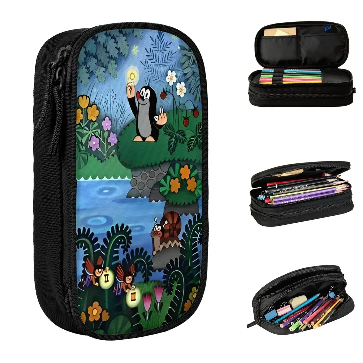 The Little Mole Night Pencil Cases Anime Pencil Box Pen Holder for Student Big Capacity Pencil Bags School Supplies Stationery
The Little Mole Night Pencil Cases Anime Pencil Box Pen Holder for Student Big Capacity Pencil Bags School Supplies Stationery