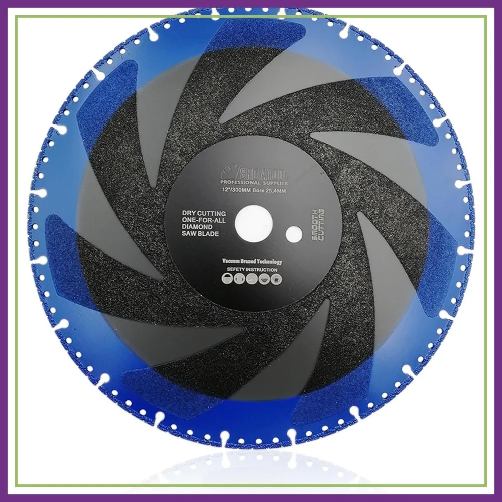 12 Inch Metal Cutting Diamond Blade All Purpose Cut Off Wheel for Rebar Sheet Metal Angle Iron Stainless Steel
12 Inch Metal Cutting Diamond Blade All Purpose Cut Off Wheel for Rebar Sheet Metal Angle Iron Stainless Steel