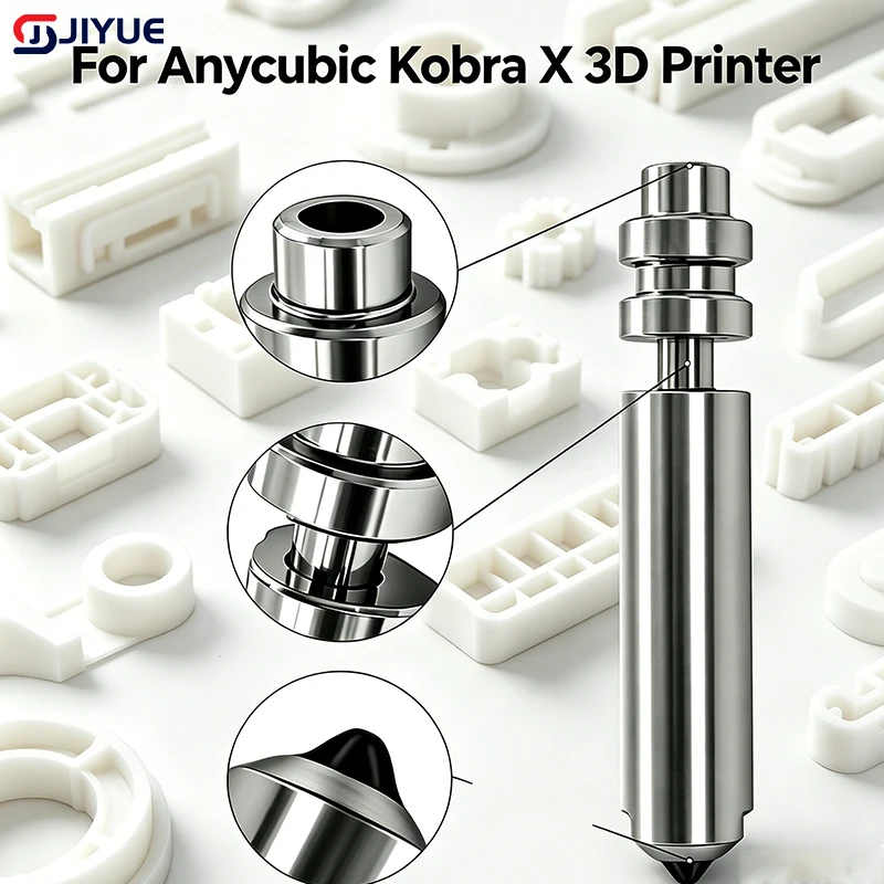 High Temperature Bimetallic Hotend Nozzle Integrated Heatbreak Leak-proof Hardened Steel Nozzle For Anycubic Kobra X 3D Printer
High Temperature Bimetallic Hotend Nozzle Integrated Heatbreak Leak-proof Hardened Steel Nozzle For Anycubic Kobra X 3D Printer
