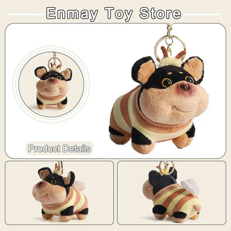 Bee Puppy Bag Pendant Cute Little Doll For Girls Keychain Backpack Hanging Decorations Niche Desktop Decorations Birthday Gifts
Bee Puppy Bag Pendant Cute Little Doll For Girls Keychain Backpack Hanging Decorations Niche Desktop Decorations Birthday Gifts