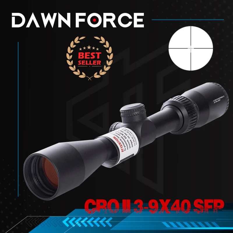 Tactical Cros*fire Optics 3-9X40 Sfp Scope Featuring with Moa Coated Optical Sight Precision Hunting
Tactical Cros*fire Optics 3-9X40 Sfp Scope Featuring with Moa Coated Optical Sight Precision Hunting