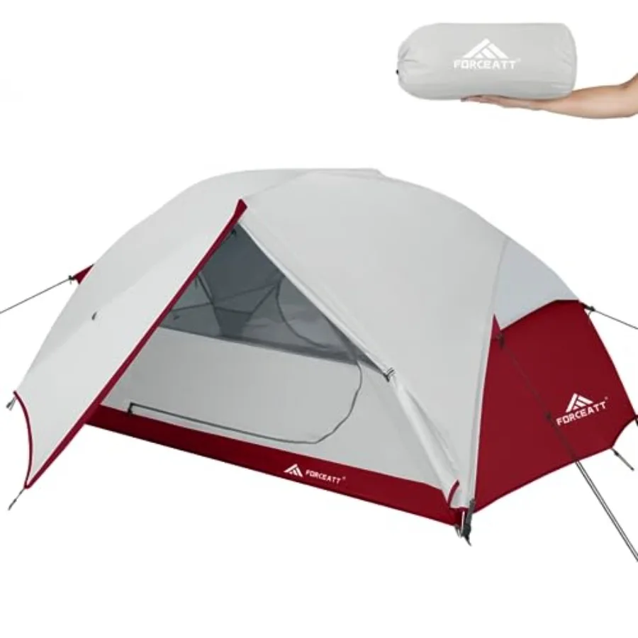 Backpacking tent for 2-3 persons, waterproof and windproof polyester fabric, gray color, quick-setup lightweight aluminum poles
Backpacking tent for 2-3 persons, waterproof and windproof polyester fabric, gray color, quick-setup lightweight aluminum poles