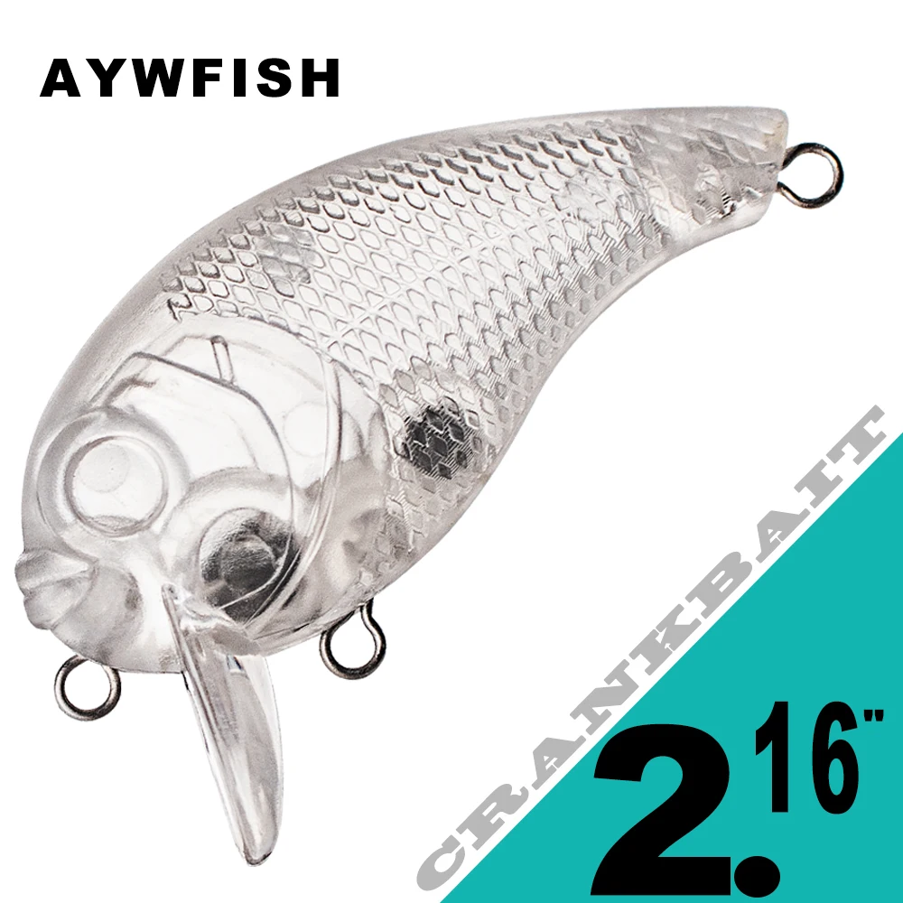 AYWFISH 15PCS DIY Bass Crankbait Wobbler Blanks 5.5CM 7.6G Floating Hard Bait Rattles Mini Artificial Fishing Lure Unpainted
AYWFISH 15PCS DIY Bass Crankbait Wobbler Blanks 5.5CM 7.6G Floating Hard Bait Rattles Mini Artificial Fishing Lure Unpainted