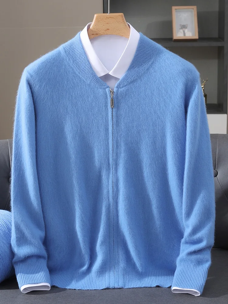 TLOML Men 100% Mink Cashmere Sweater O-neck Zipper Solid Cardigan Smart Casual Soft Spring Autumn Winter Mink Cashmere Comfy Top
TLOML Men 100% Mink Cashmere Sweater O-neck Zipper Solid Cardigan Smart Casual Soft Spring Autumn Winter Mink Cashmere Comfy Top