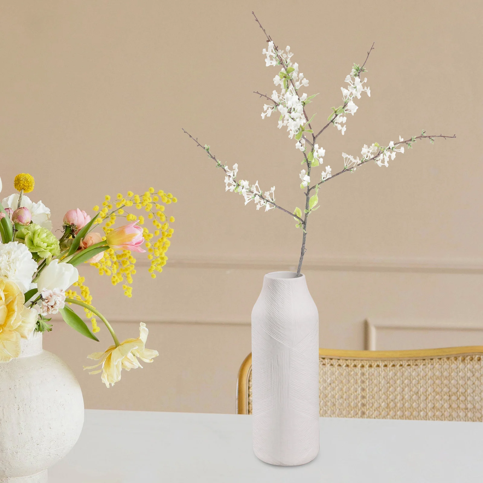 Simulated Plant Ornaments Branches Artificial Fake Greenery Decor for Vase Wedding Home Atmosphere Reusable
Simulated Plant Ornaments Branches Artificial Fake Greenery Decor for Vase Wedding Home Atmosphere Reusable