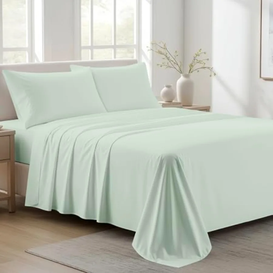 100% Organic Cotton Sheets Size - Organic Cotton Cal Size Percale Weave Sheet Set 4 PC Soft Cooling and Crisp 16" Deep Pocket H
100% Organic Cotton Sheets Size - Organic Cotton Cal Size Percale Weave Sheet Set 4 PC Soft Cooling and Crisp 16" Deep Pocket H