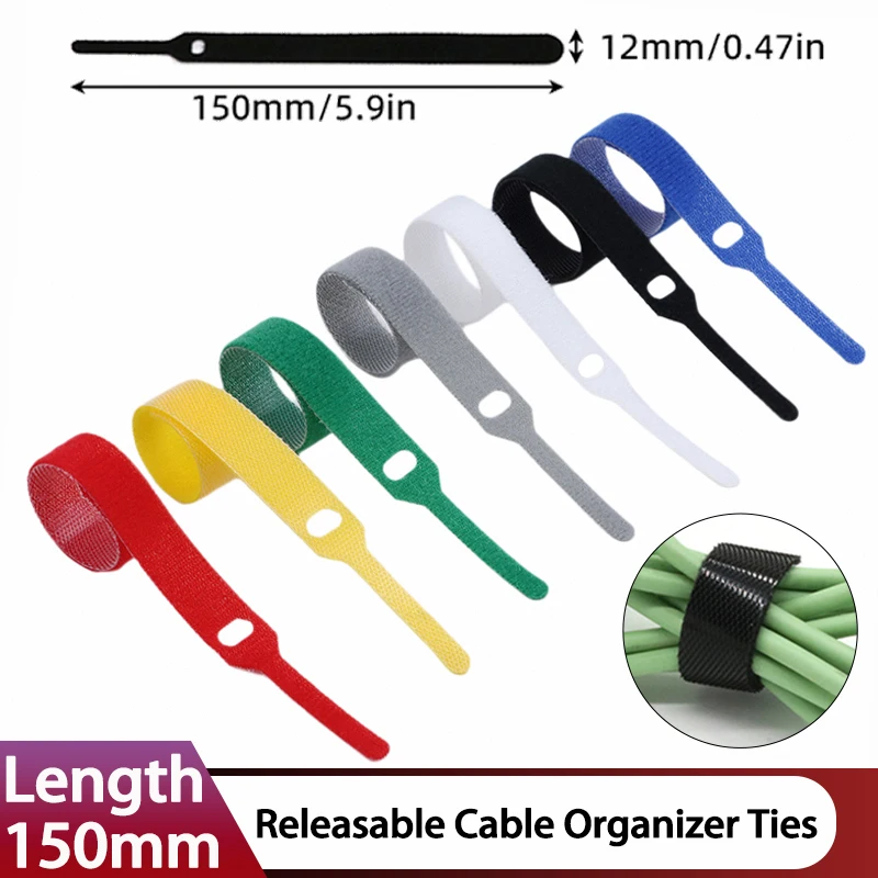 10~1000Pcs Length 150mm Self-adhesive Nylon Tie Backless Data Line Strap Colorful Magic Sticker Backpackers Hikers Line Belt DIY
10~1000Pcs Length 150mm Self-adhesive Nylon Tie Backless Data Line Strap Colorful Magic Sticker Backpackers Hikers Line Belt DIY