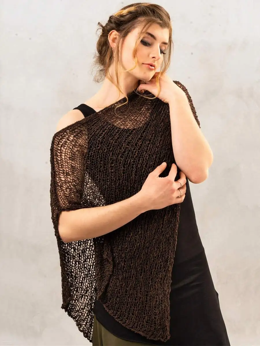 Women Crochet Knitted Poncho Top Lightweight Sheer Mesh Batwing Sleeve Shrug Summer Beach Cover Up
Women Crochet Knitted Poncho Top Lightweight Sheer Mesh Batwing Sleeve Shrug Summer Beach Cover Up
