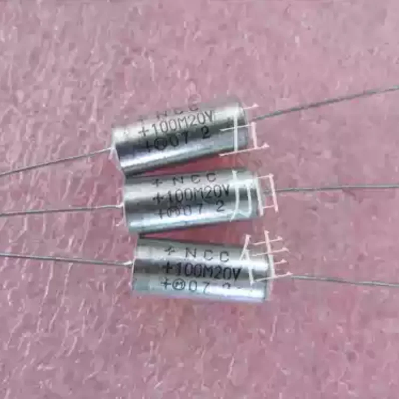 Japan 2002-107M 20V100UF 100M20V 20% metal shell axial tantalum capacitor
Japan 2002-107M 20V100UF 100M20V 20% metal shell axial tantalum capacitor