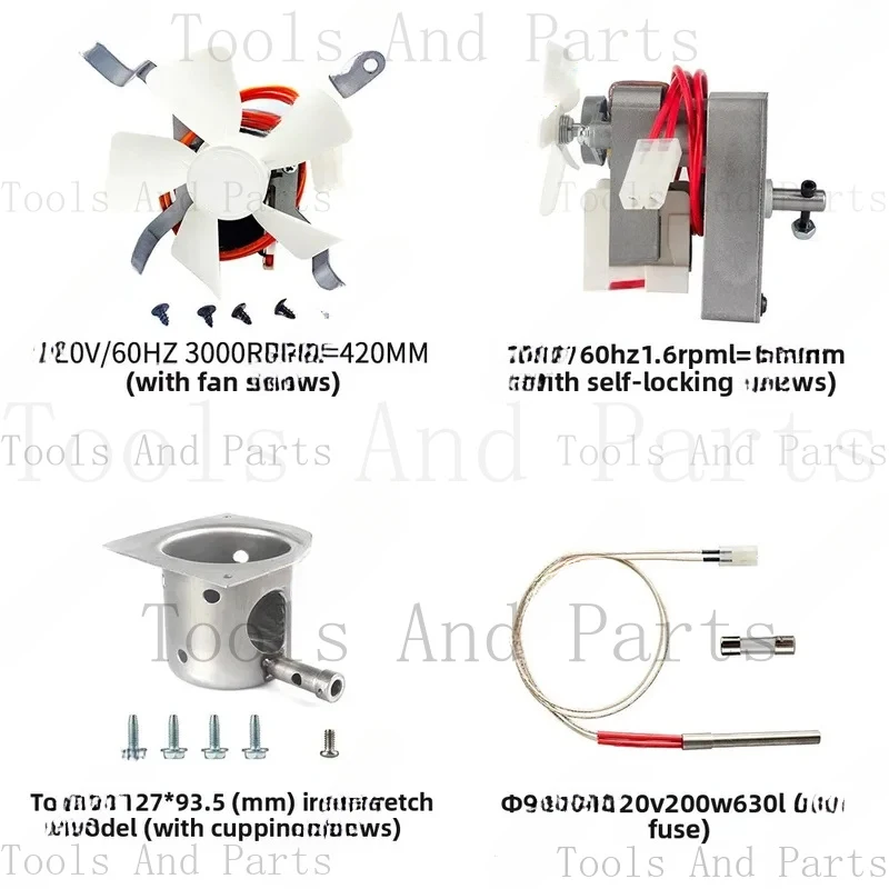 Pellet Grill Replacement Parts Kit: 120V 1.6RPM Motor, Fan, Ignition Rod & Fire Pot, 4-In-1 Repair Set For Smoker
Pellet Grill Replacement Parts Kit: 120V 1.6RPM Motor, Fan, Ignition Rod & Fire Pot, 4-In-1 Repair Set For Smoker