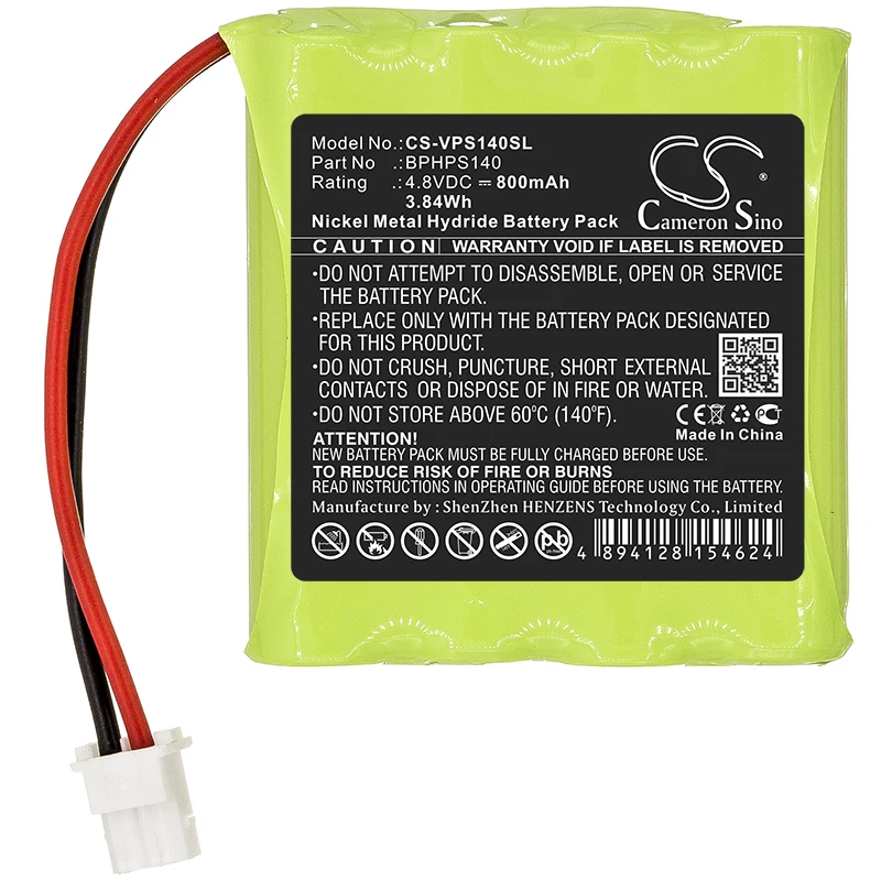 Equipment, Survey, Test Battery BPHPS140 For Velleman HPS140 Ni-MH 4.80V 800mAh / 3.84Wh
Equipment, Survey, Test Battery BPHPS140 For Velleman HPS140 Ni-MH 4.80V 800mAh / 3.84Wh
