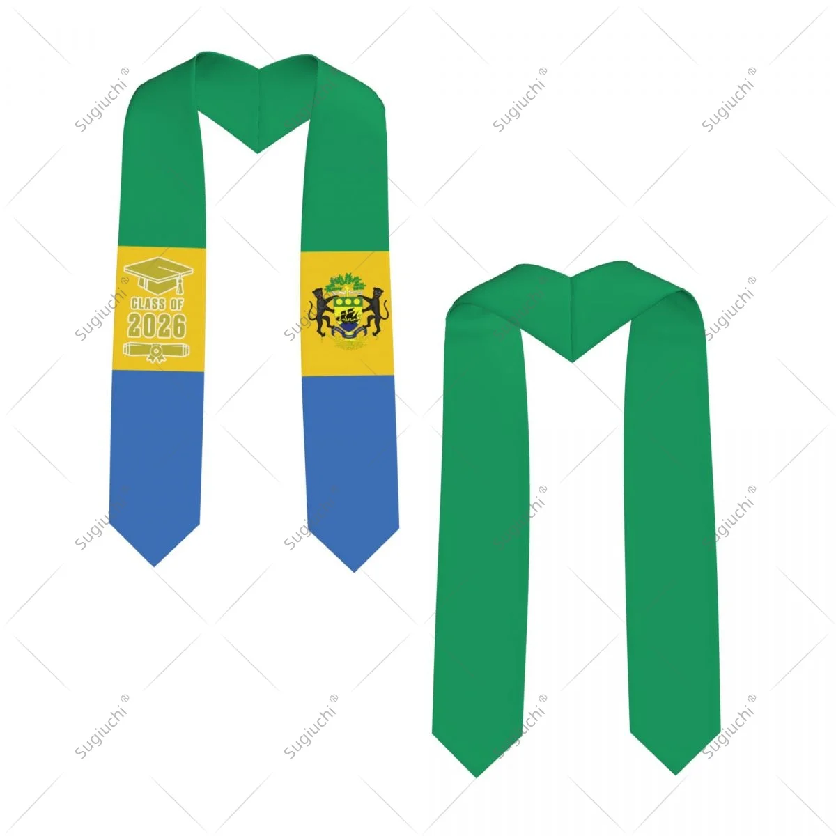 Gabon Flag Class Of 2026 Graduation Stole Sash Scarf For International Students Proud Ceremony Adult Unisex
Gabon Flag Class Of 2026 Graduation Stole Sash Scarf For International Students Proud Ceremony Adult Unisex