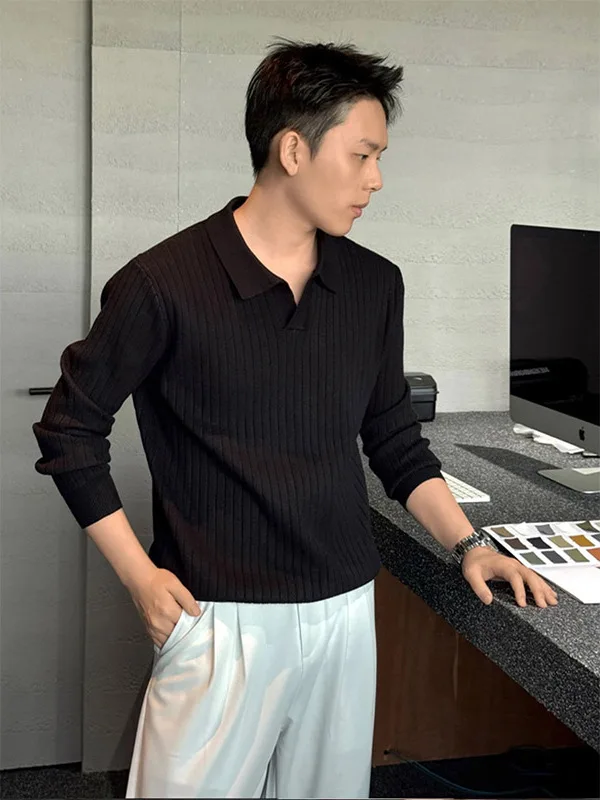 Мужской свитер с V-образным вырезом, вязаный, в полоску, с длинным рукавом, осенне-зимний, повседневный, премиум-класса, для ношения под одеждой
Мужской свитер с V-образным вырезом, вязаный, в полоску, с длинным рукавом, осенне-зимний, повседневный, премиум-класса, для ношения под одеждой