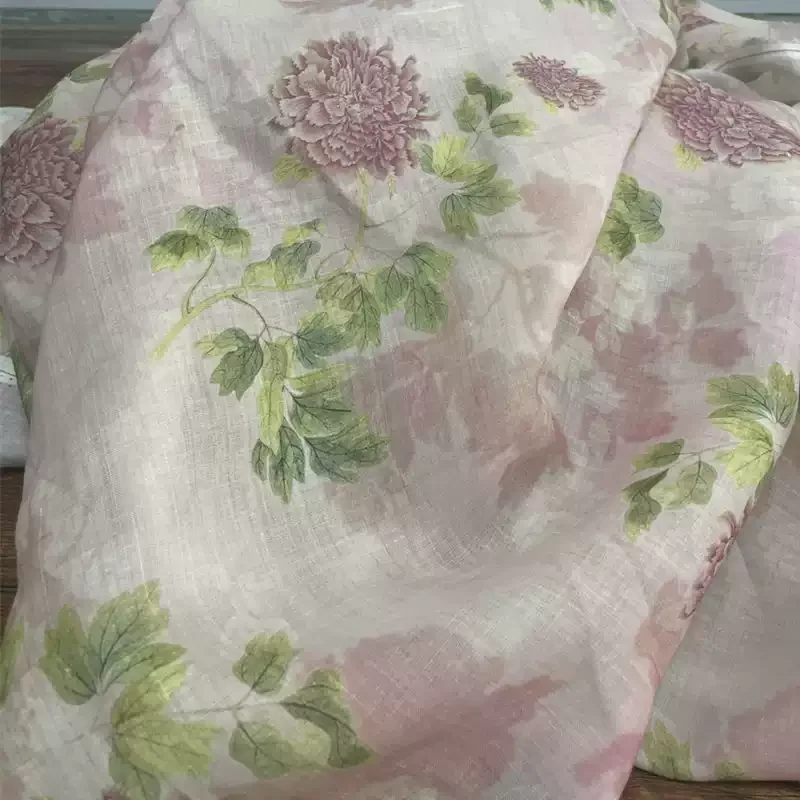 100% white printed ramie fabric, suitable for making women's shirts, skirts, and DIY sewing fabrics.
100% white printed ramie fabric, suitable for making women's shirts, skirts, and DIY sewing fabrics.