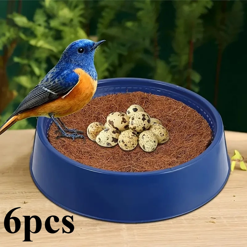 6 Pigeon Nest Bowls, Plastic Nest Bird Cage Breeding Hatching Nest, 6 Coconut Palm Mat for Racing Pigeons, Pigeons, Quail and
6 Pigeon Nest Bowls, Plastic Nest Bird Cage Breeding Hatching Nest, 6 Coconut Palm Mat for Racing Pigeons, Pigeons, Quail and