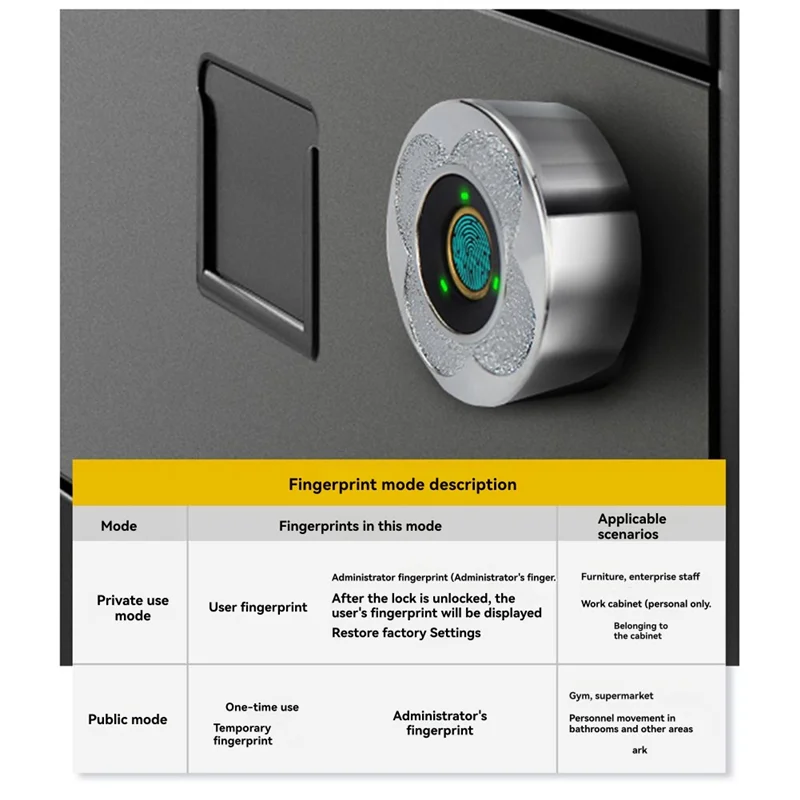 A37T-Fingerprint Lock No Punching Biometric Electronic Door Lock Low Power With Tricolor Lamp For Office And Home
A37T-Fingerprint Lock No Punching Biometric Electronic Door Lock Low Power With Tricolor Lamp For Office And Home