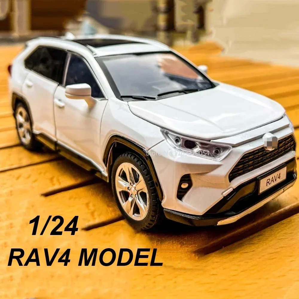1/24 Scale RAV4 Alloy Diecast Toys Car Models Simulation Metal With Pull Back Sound And Light Vehicles Collection Kids Gifts Toy
1/24 Scale RAV4 Alloy Diecast Toys Car Models Simulation Metal With Pull Back Sound And Light Vehicles Collection Kids Gifts Toy