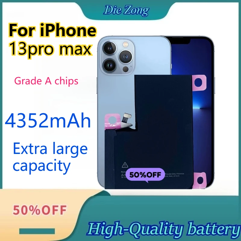 New Upgrade Battery for IPhone13Pro Max Mobile Phone Battery High Quality High Capacity Battery Replacement Bateria Grade A Cell
New Upgrade Battery for IPhone13Pro Max Mobile Phone Battery High Quality High Capacity Battery Replacement Bateria Grade A Cell