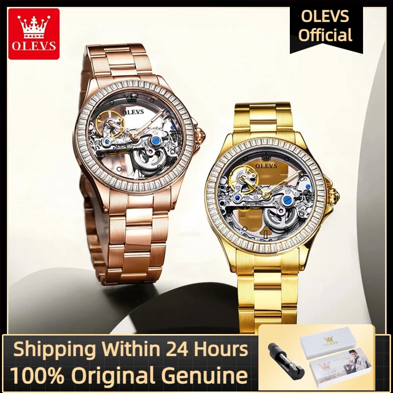 OLEVS 6699 Mechanical Ladies' Watch Original Brand Wrist watch Stainless steel Strap Luminous Waterproof Diamond Watch
OLEVS 6699 Mechanical Ladies' Watch Original Brand Wrist watch Stainless steel Strap Luminous Waterproof Diamond Watch