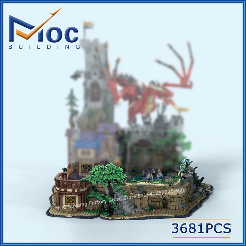 Конструктор MOC классический из серии фильмов, основа для драконов, 21348 детали, игрушки, креативные подарки
Конструктор MOC классический из серии фильмов, основа для драконов, 21348 детали, игрушки, креативные подарки