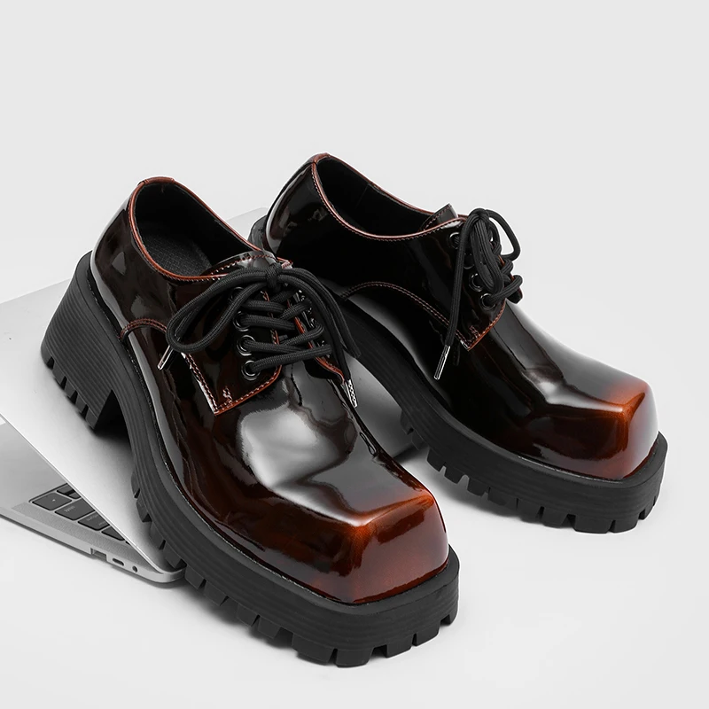 European American Men Derby Shoes Thick Sole Gradient Color Personalized Casual High-end Youthful Fashionable Shoes
European American Men Derby Shoes Thick Sole Gradient Color Personalized Casual High-end Youthful Fashionable Shoes