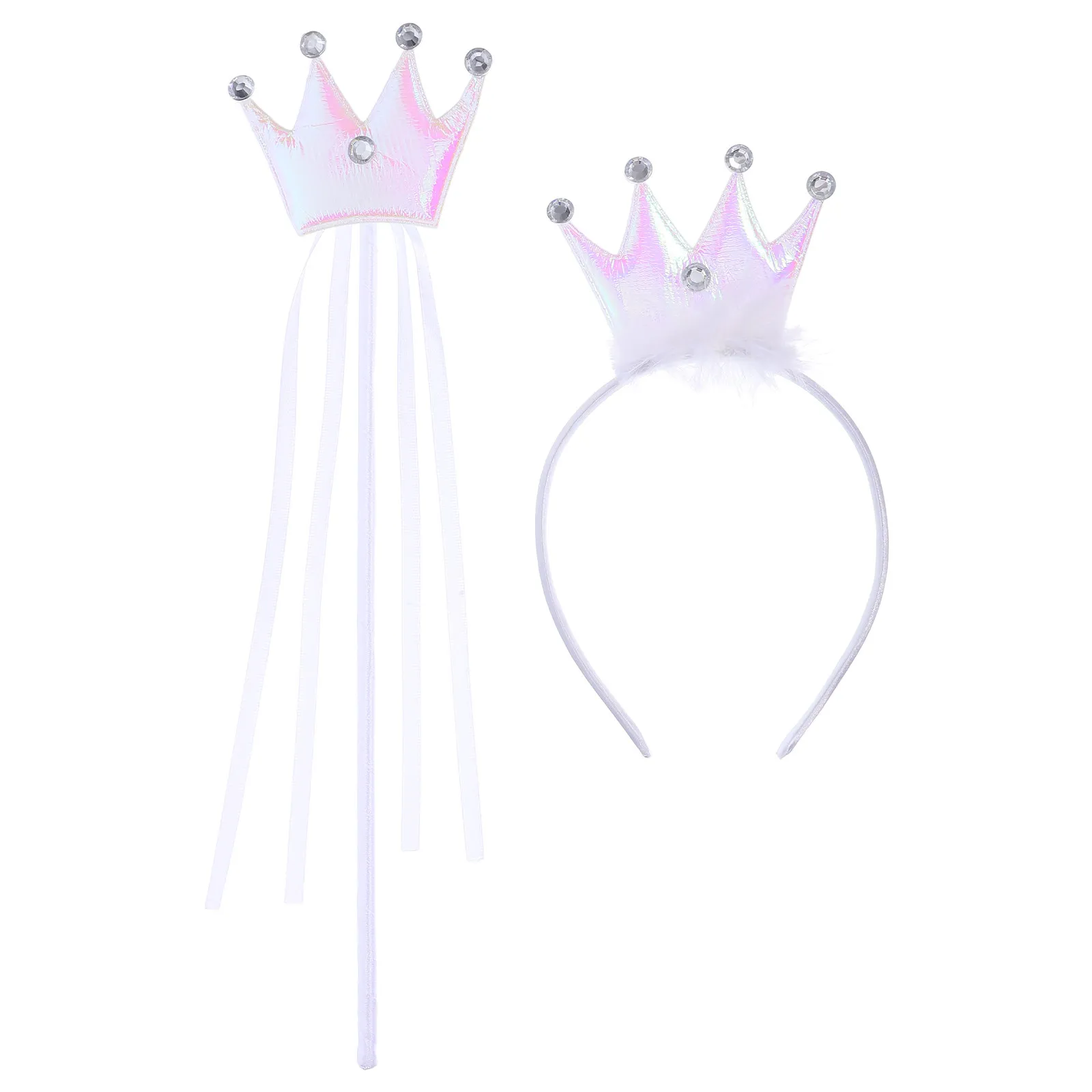 1Set Kids Party Crown Headband Hair Accessories Cute Princess Hair Hoop Birthday Weddings Dress- Ribbon Wand
1Set Kids Party Crown Headband Hair Accessories Cute Princess Hair Hoop Birthday Weddings Dress- Ribbon Wand