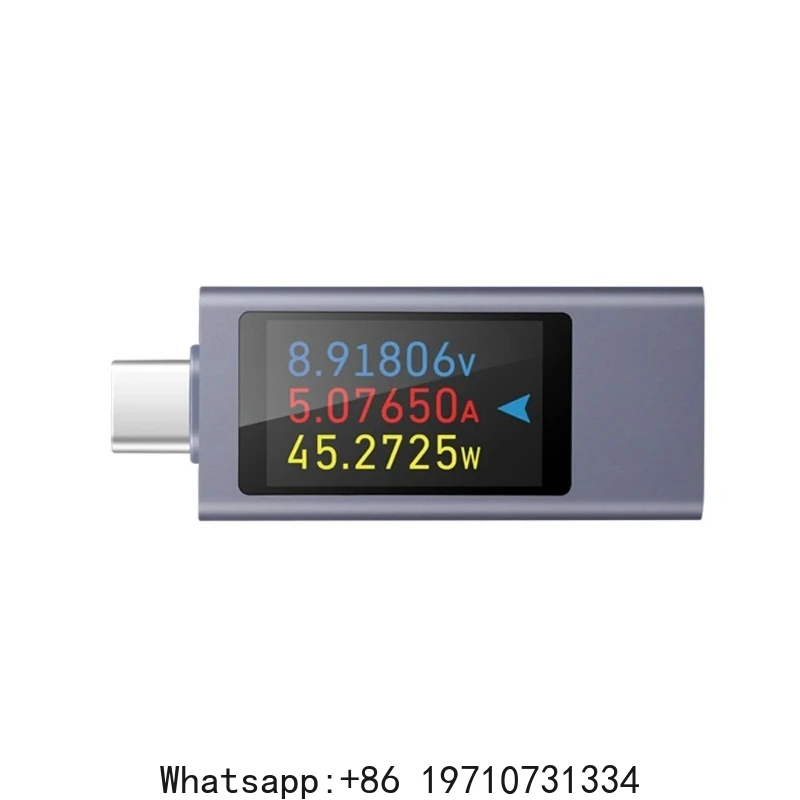 KWS-2303C DC 4-30V 0-12A Digital Display DC Voltage Ammeter Power Meter Detector Type-C Interface Cell Phone Charger Tester
KWS-2303C DC 4-30V 0-12A Digital Display DC Voltage Ammeter Power Meter Detector Type-C Interface Cell Phone Charger Tester