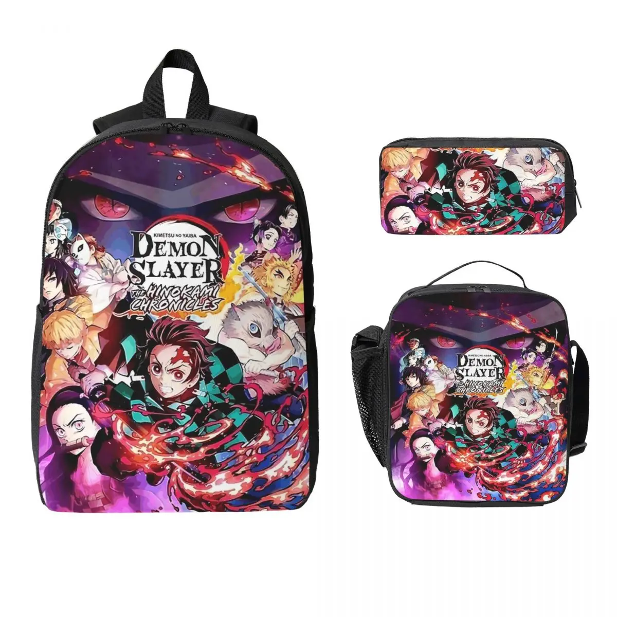 3 шт., набор школьных сумок «Убийцы демонов» для девочек и мальчиков, пеналы, наборы рюкзаков с ланч-бокс для школьников, рюкзак
3 шт., набор школьных сумок «Убийцы демонов» для девочек и мальчиков, пеналы, наборы рюкзаков с ланч-бокс для школьников, рюкзак