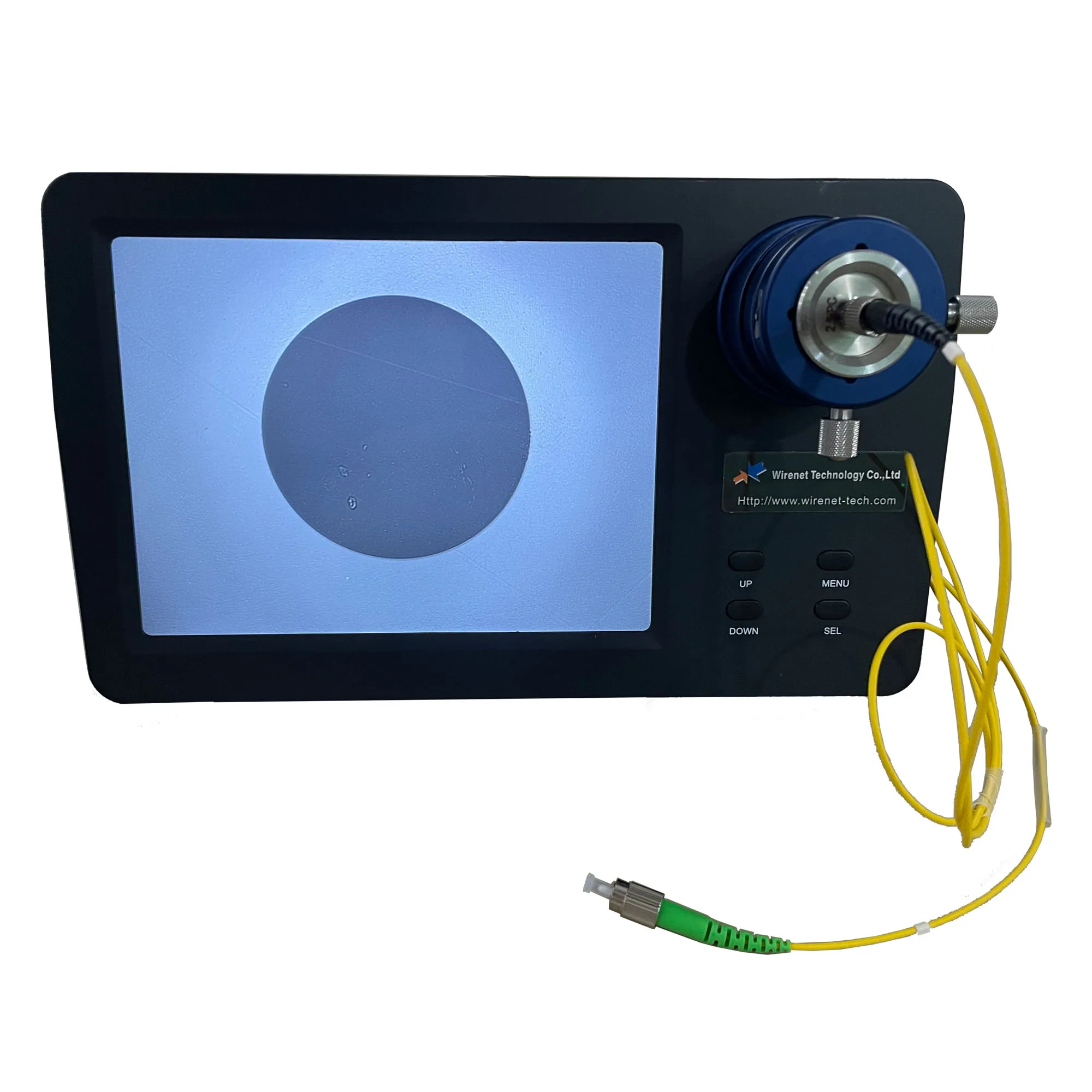 Convenient operation endface Inspector 400x fiber optic inspection microscope
Convenient operation endface Inspector 400x fiber optic inspection microscope