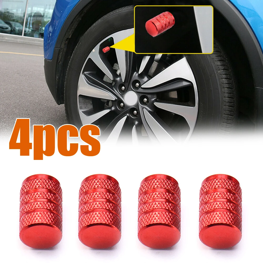 4pcs Universal Red Aluminium Car Wheel Tyre Tire Valve Stems Air Dust Cover Screw Cap For Auto Truck SUV Car Accessories
4pcs Universal Red Aluminium Car Wheel Tyre Tire Valve Stems Air Dust Cover Screw Cap For Auto Truck SUV Car Accessories