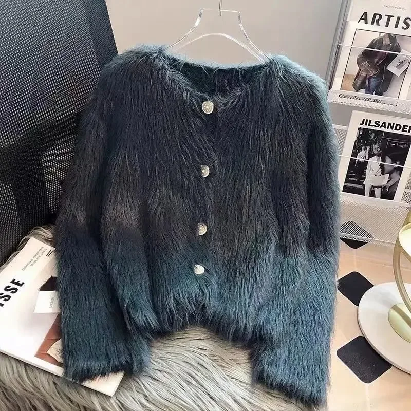 Autumn Warm Women Crop Cardigan Korean Knitted Elegant Female Casual Sweaters Fashion Imitation Mink Cashmere Soft Ladies Coats
Autumn Warm Women Crop Cardigan Korean Knitted Elegant Female Casual Sweaters Fashion Imitation Mink Cashmere Soft Ladies Coats