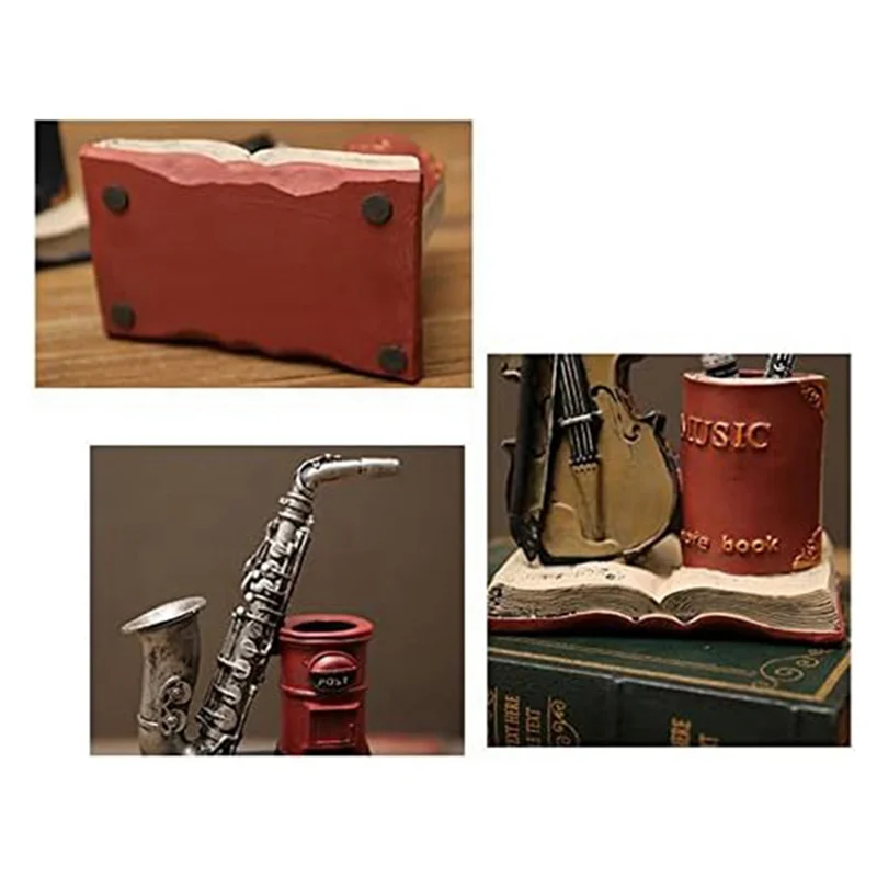 AED2-саксофон, водонепроницаемый держатель для карандашей из смолы для стола, держатель для кистей для макияжа, офисные принадлежности, украшения из смолы
AED2-саксофон, водонепроницаемый держатель для карандашей из смолы для стола, держатель для кистей для макияжа, офисные принадлежности, украшения из смолы