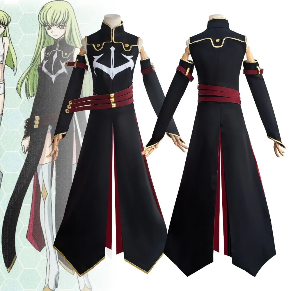 Anime Code Geass Lelouch of The Rebellion C.C. Cosplay Costume Black Dress Outfit Full Set for Women Halloween
Anime Code Geass Lelouch of The Rebellion C.C. Cosplay Costume Black Dress Outfit Full Set for Women Halloween