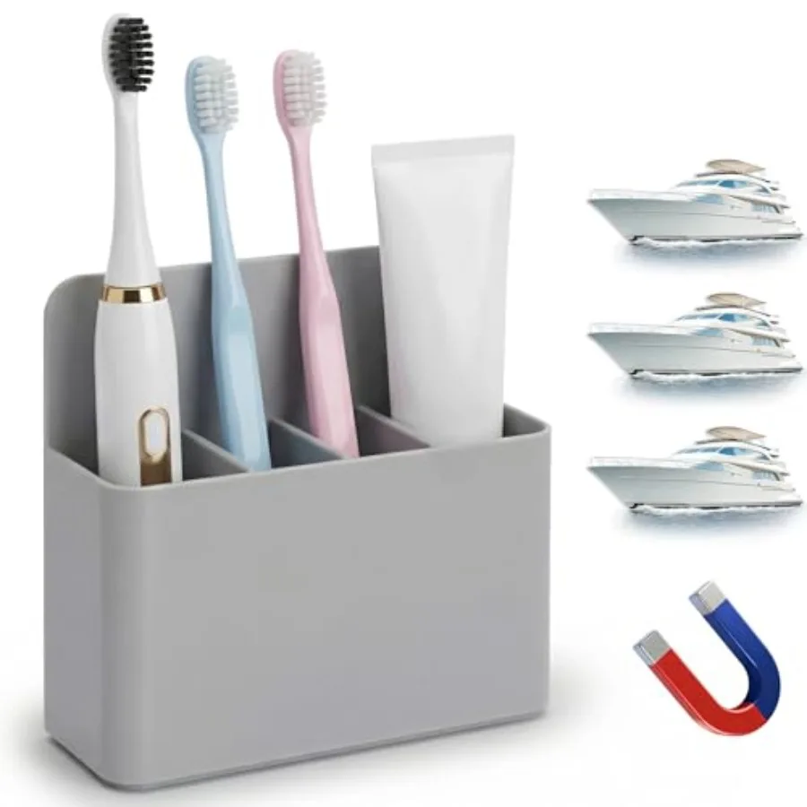 Magnetic Toothbrush Holder for Cruise Essentials, Travel Toothbrush Holder for Bathrooms, Cruise Cabin Essentials Must Have for
Magnetic Toothbrush Holder for Cruise Essentials, Travel Toothbrush Holder for Bathrooms, Cruise Cabin Essentials Must Have for