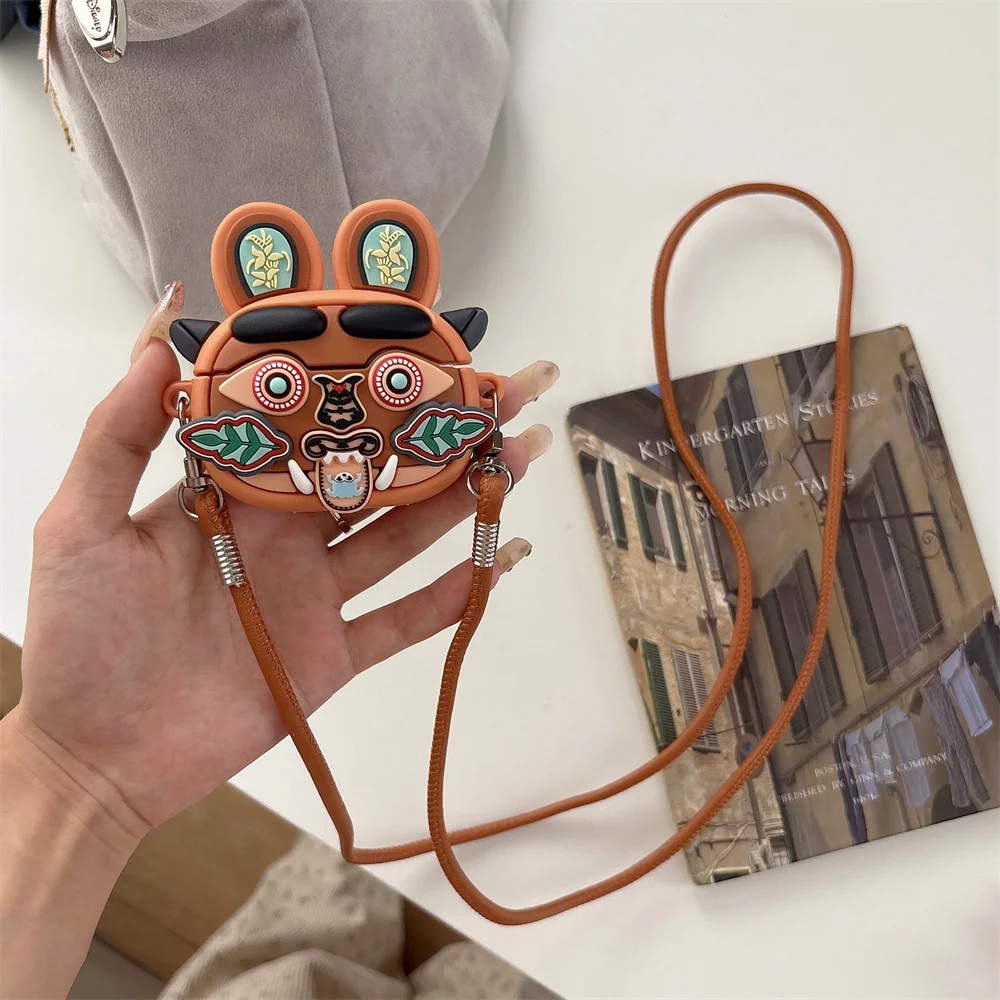 Fashion Cute Tiger 3D Earphone Case Silicone Shockproof cover Crossbody Cover for Apple Airpods 4 Pro3 Pro2 4 Headphone Case Cov
Fashion Cute Tiger 3D Earphone Case Silicone Shockproof cover Crossbody Cover for Apple Airpods 4 Pro3 Pro2 4 Headphone Case Cov