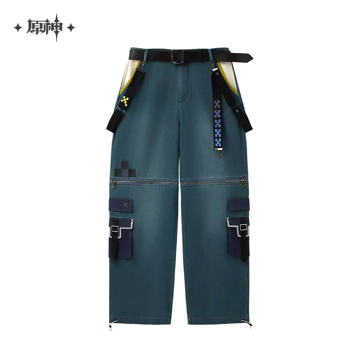 Genshin Impact Kinich theme impression series half zip sleeve T-shirt splicing short vest irregular splicing denim skirt
Genshin Impact Kinich theme impression series half zip sleeve T-shirt splicing short vest irregular splicing denim skirt