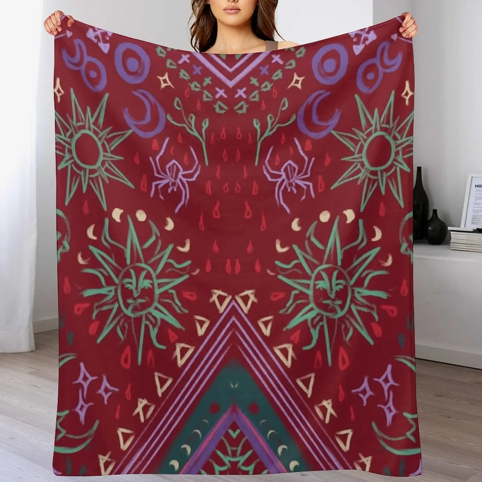 Mollymauk's Coat, Front Panels Throw Blanket Machine Washable Soft Warm Blanket
Mollymauk's Coat, Front Panels Throw Blanket Machine Washable Soft Warm Blanket