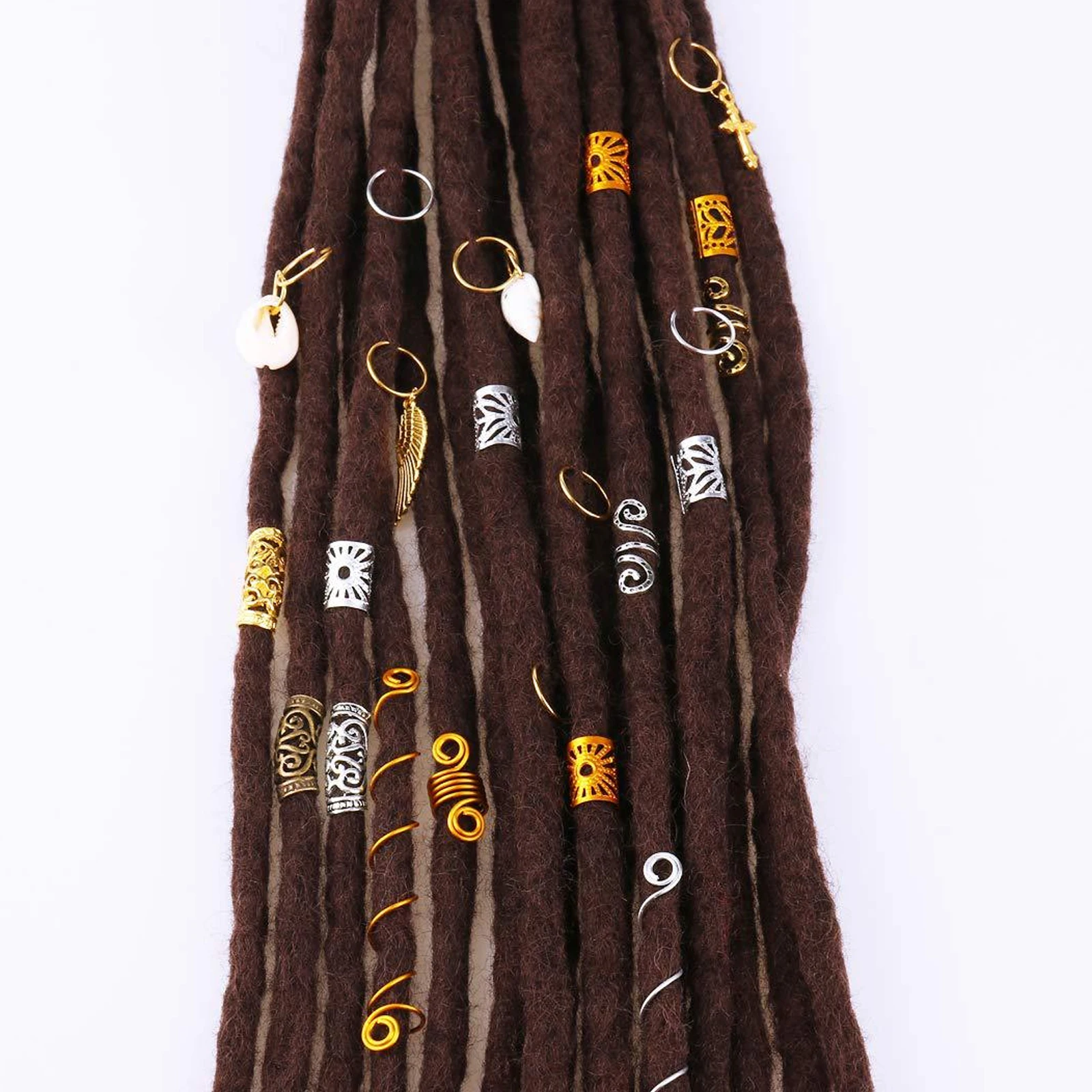 159pcs Hair Accessories Set Zinc Alloy Braiding Rings Beads Dreadlocks Decorative Jewelry for Party Wedding Prom
159pcs Hair Accessories Set Zinc Alloy Braiding Rings Beads Dreadlocks Decorative Jewelry for Party Wedding Prom